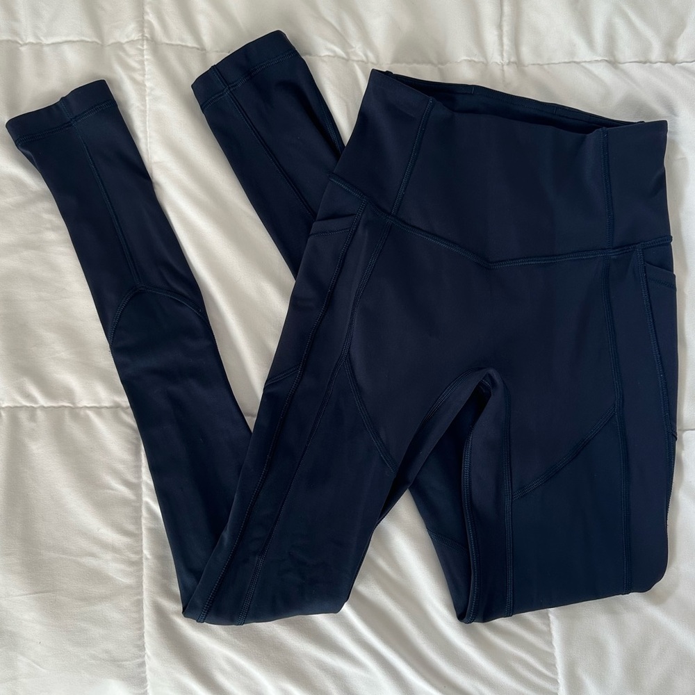 Lululemon. All the Right Places Pant II 28”. Color: Navy. Size 2. No pilling.